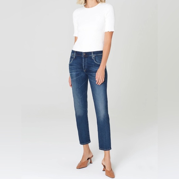 Citizens of Humanity Women’s  Emerson Slim Boyfriend Blue Denim Jeans Size 29 - Picture 1 of 10